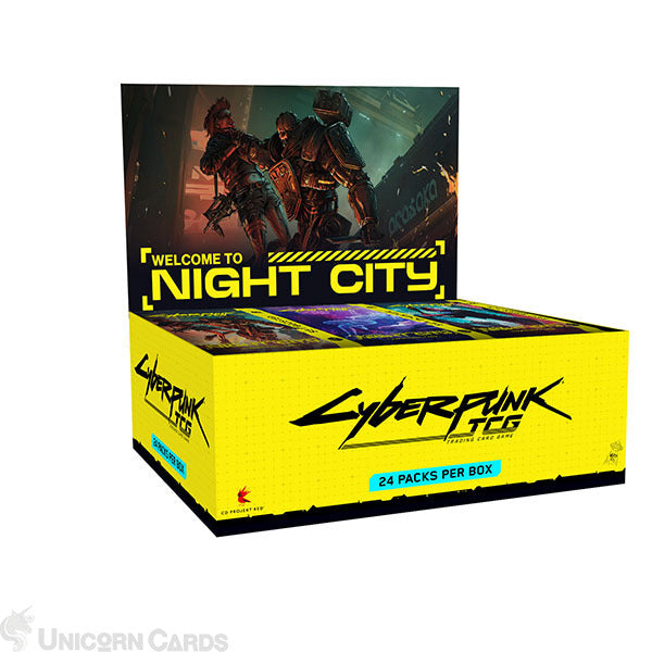 Cyberpunk TCG - Welcome to Night City Retail Booster Display
