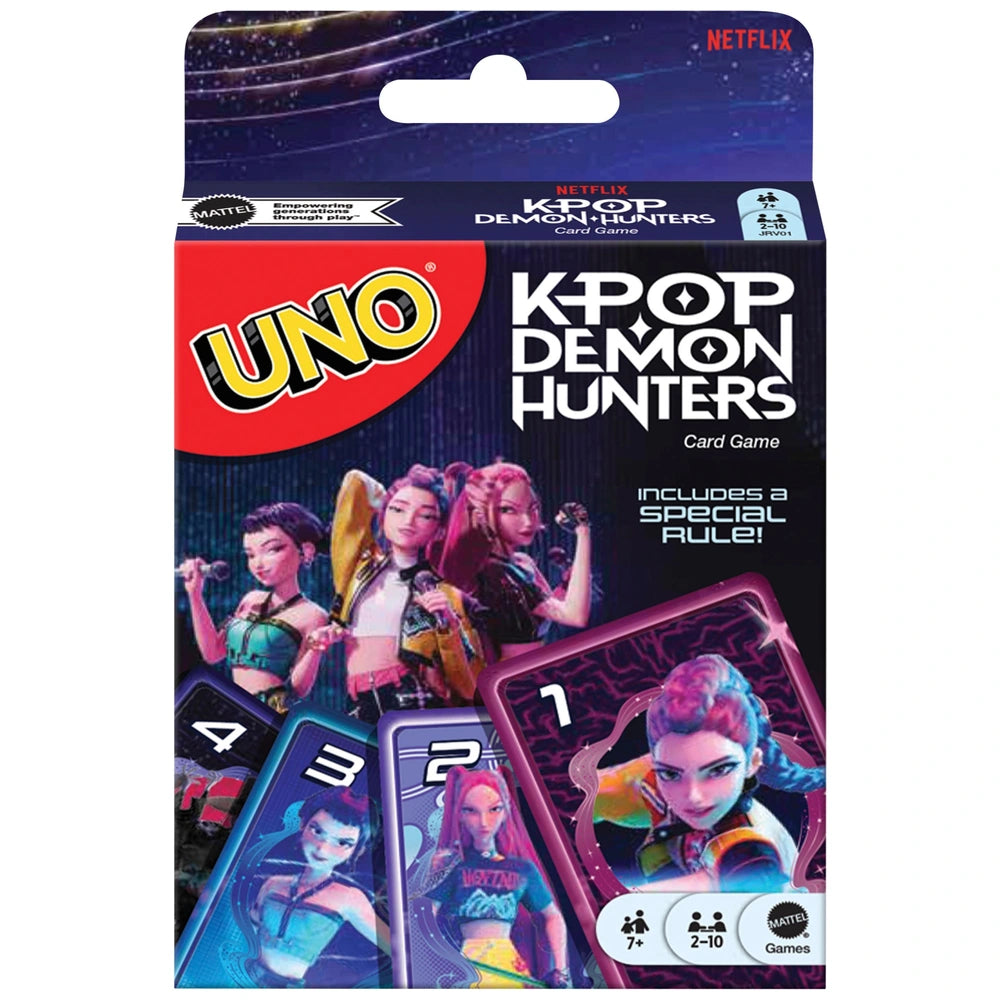 Mattel Games UNO Netflix KPop Demon Hunters Card Game