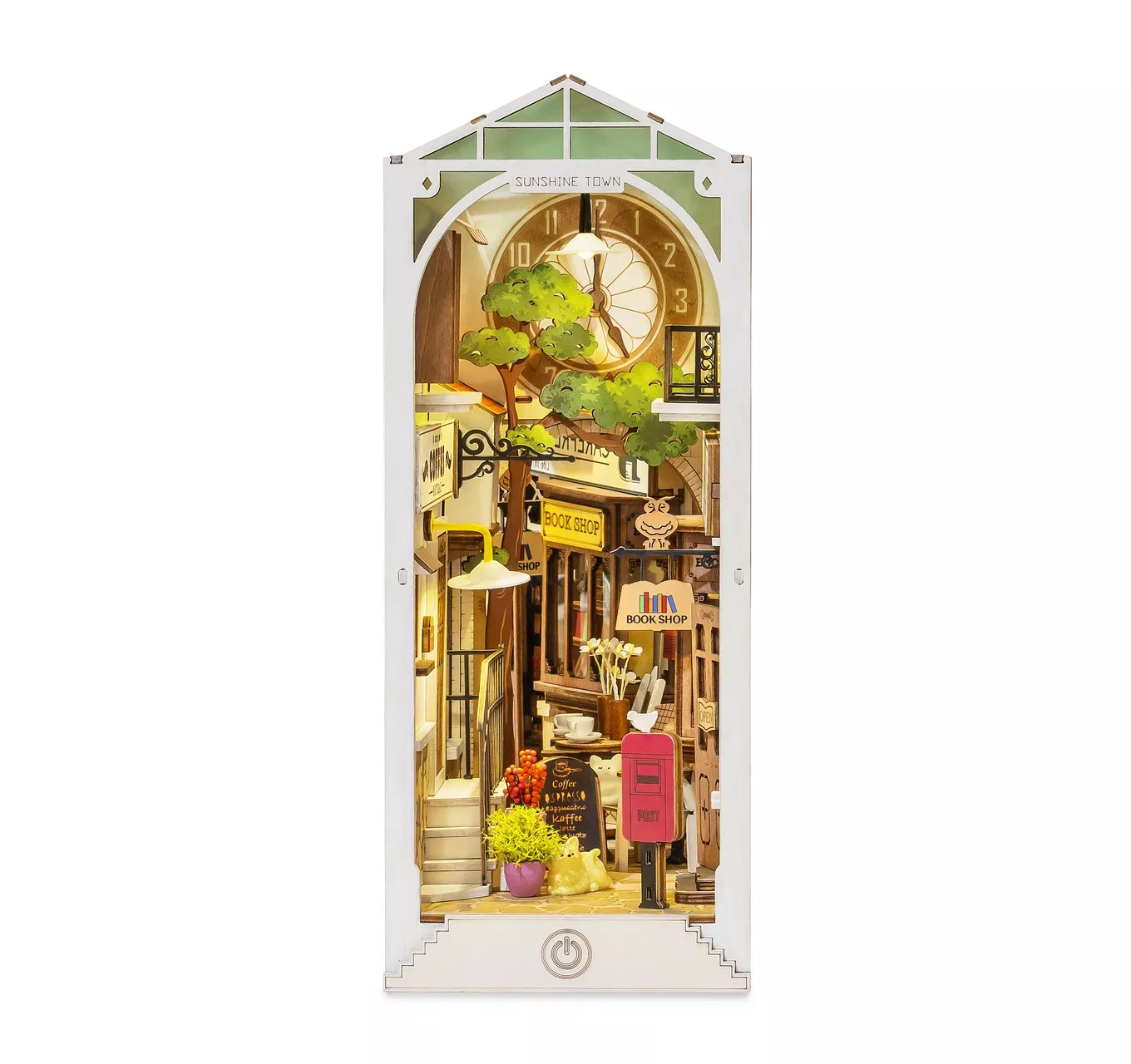 Sunshine Town 3D Book Nook Wooden Puzzle TGB02