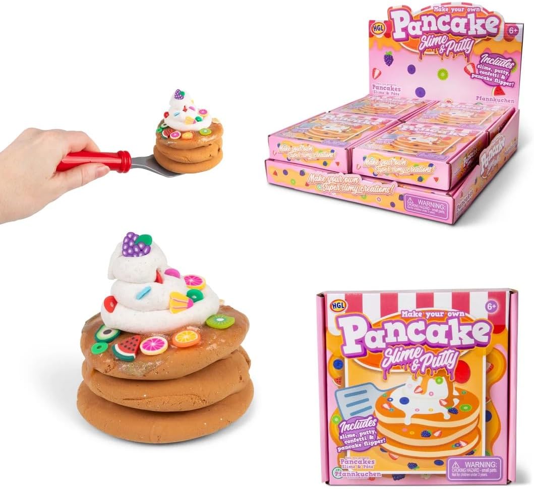 MAKE YOUR OWN PANCAKE SLIME AND PUTTY