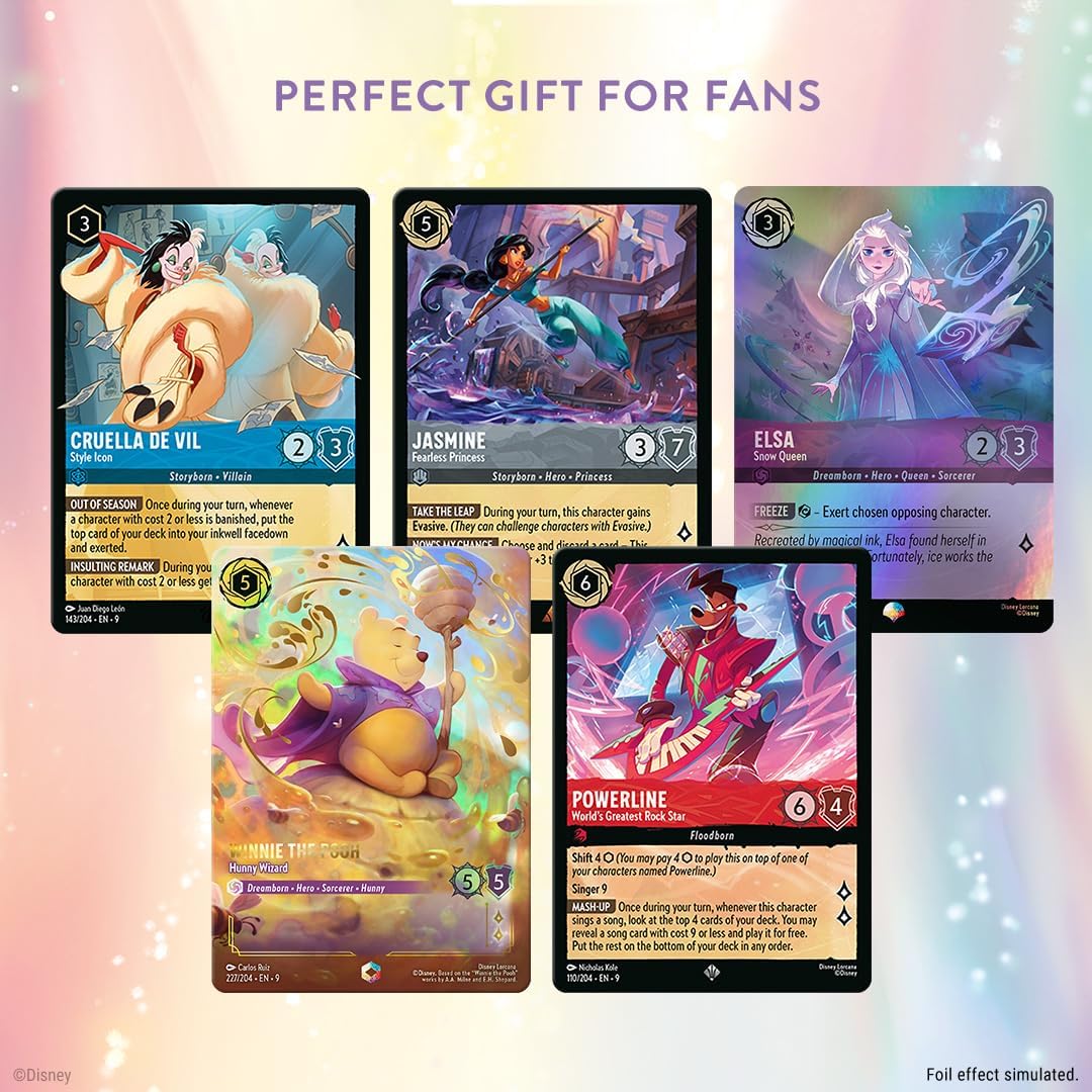 Disney Lorcana Trading Card Game - Fabled Booster Pack Display (24) - Set 9