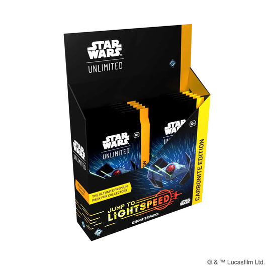 Star Wars: Unlimited Jump to Lightspeed Set 4 Carbonite Collector Booster Display Box (12 packs)