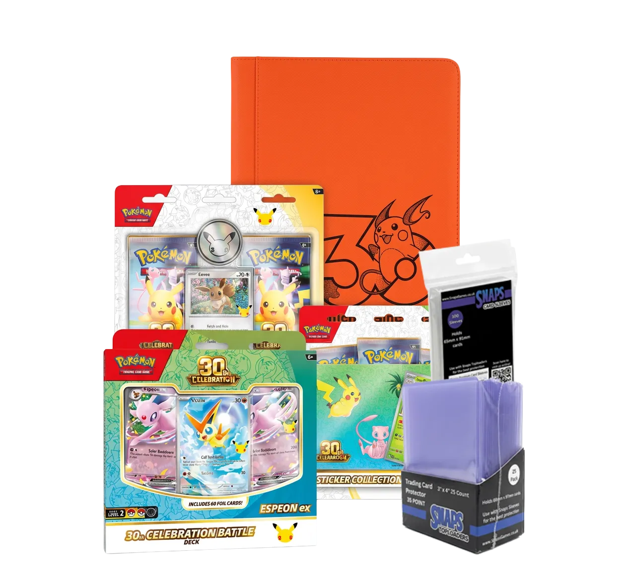 Pokemon TCG: 30th Celebration - Red Starter Bundle