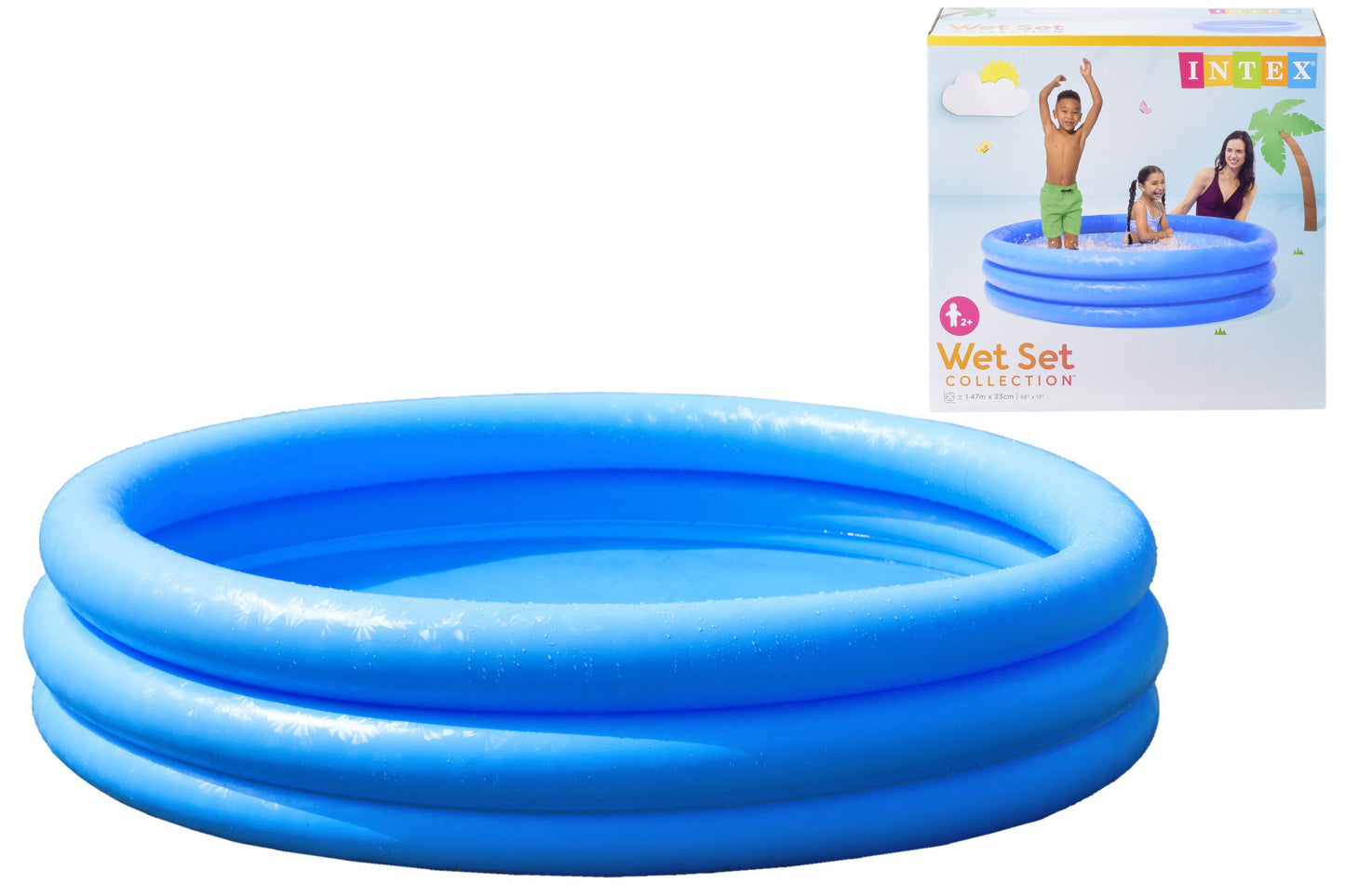 3 Ring Crystal Blue Pool 58" x 13"