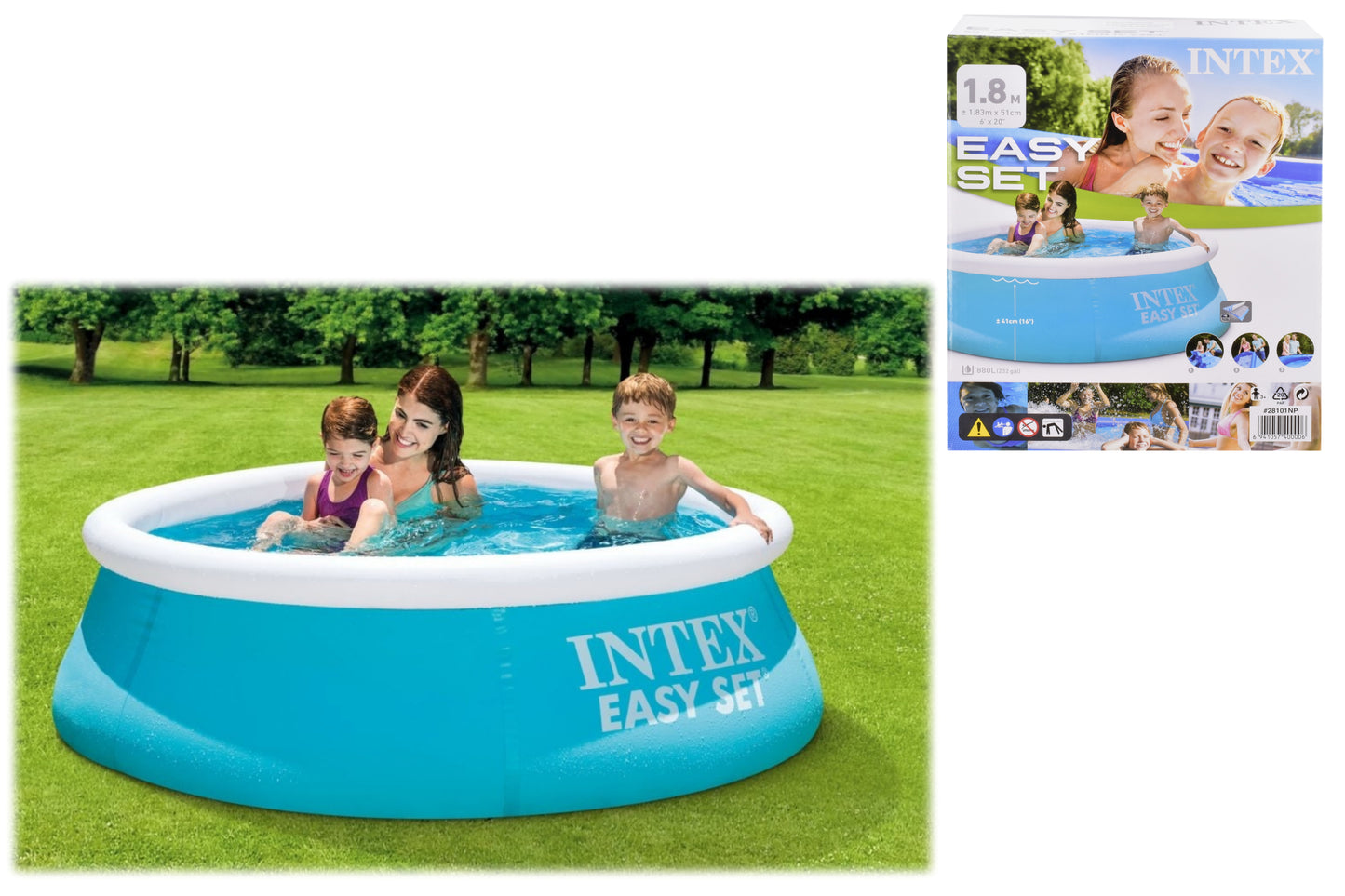 6ft Easy Set Pool 1.83m x 51cm