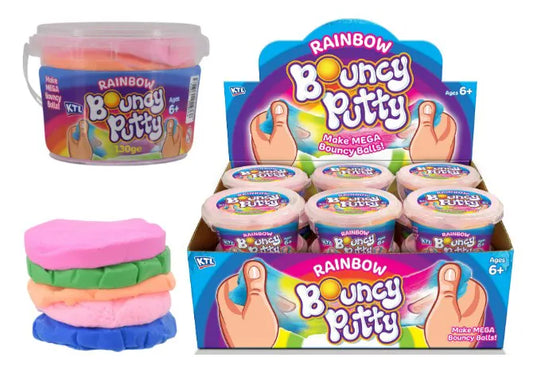 KTL Rainbow Bouncy Putty 600g Tub