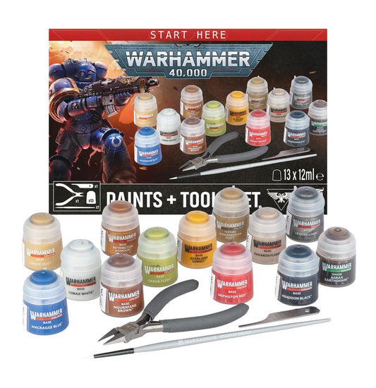 40K PAINTS + TOOLS SET