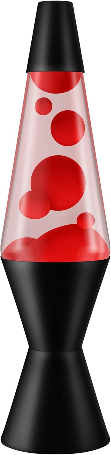 Lava Lamp Red/Clear/Black