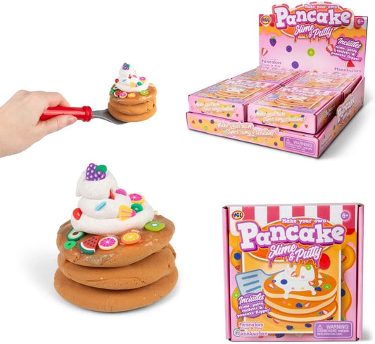 MAKE YOUR OWN PANCAKE SLIME AND PUTTY