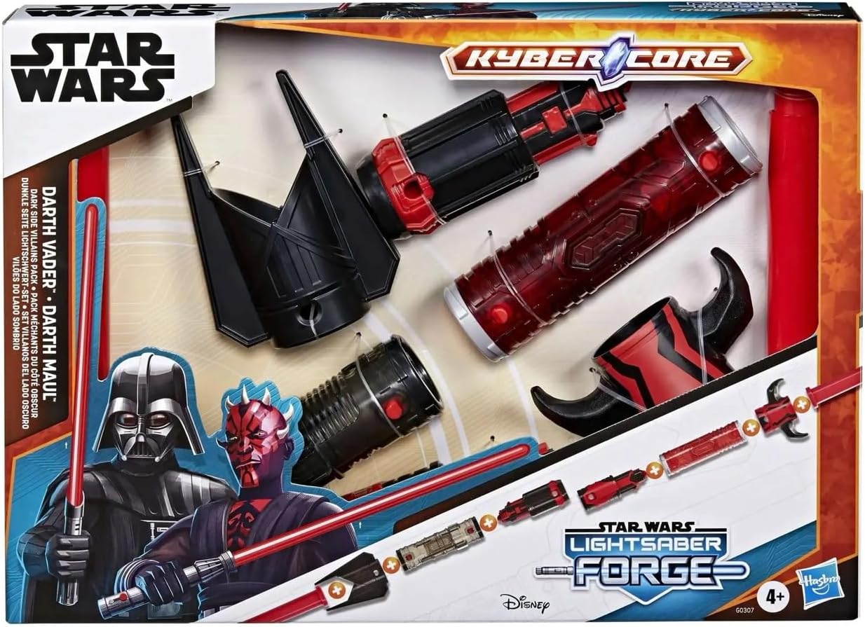 Star Wars Lightsaber Forge Kyber Core Darth Vader & Darth Maul Lightsaber 2-Pack