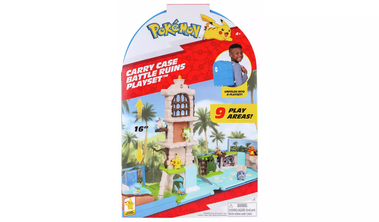Pokémon Carry Case Battle Ruins Playset