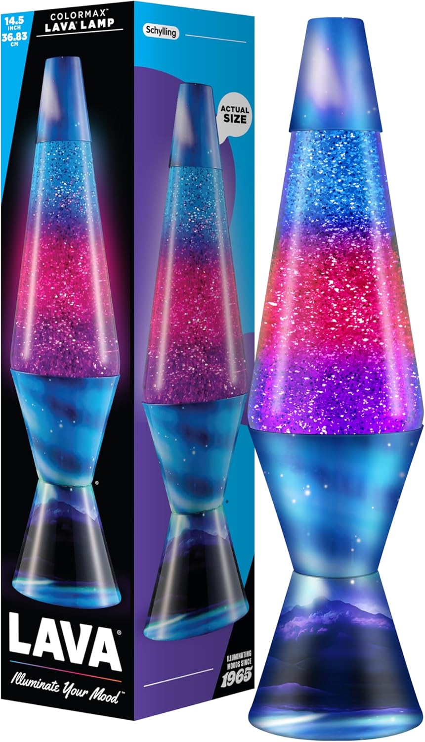 Lava Lamp Northern Lights Glitter