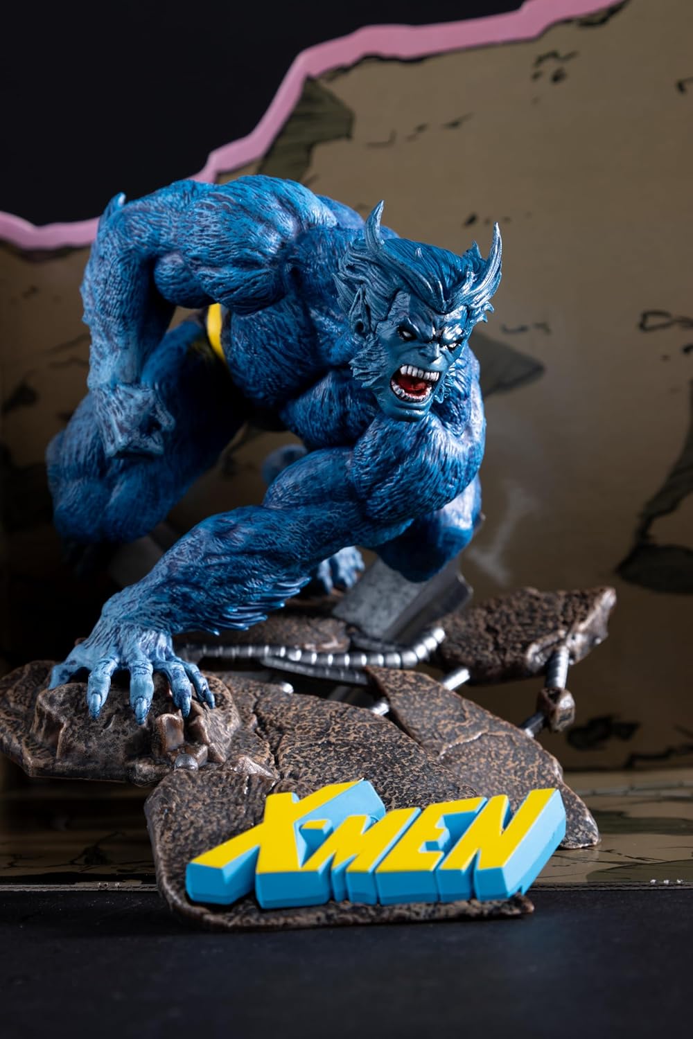 McFarlane Marvel Beast 1:10th Scale Collectible with Scene