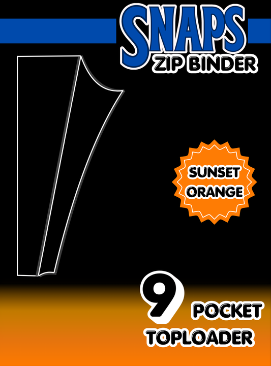 Snaps Binders Premium 9 Pocket Toploader Binder