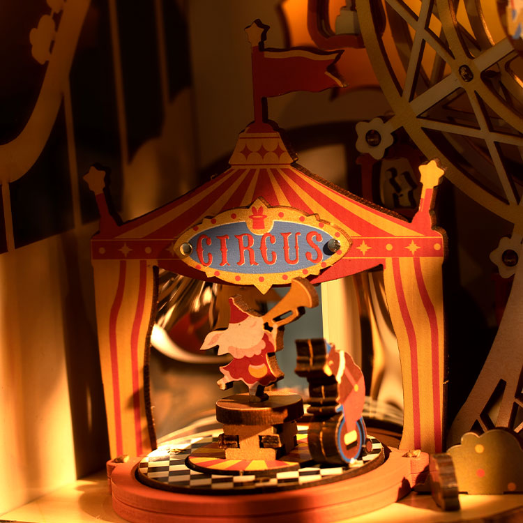 Sunset Carnival AMT01 3D Wooden Puzzle