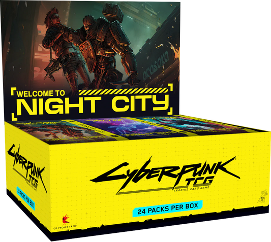 Cyberpunk TCG - Welcome to Night City Retail Booster Display
