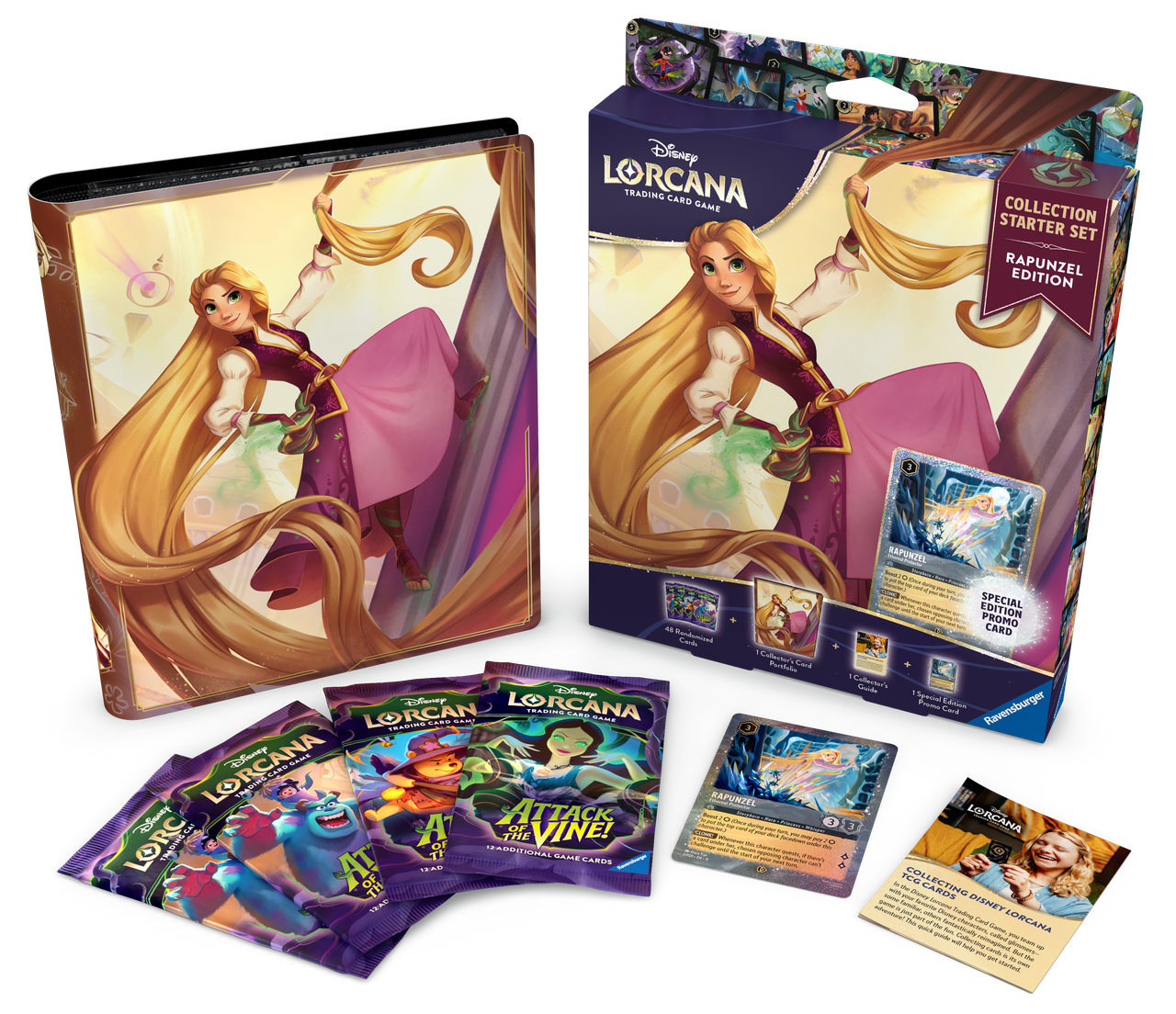Disney Lorcana TCG - Set 13 Attack of the Vine - Collection Starter Set - Rapunzel