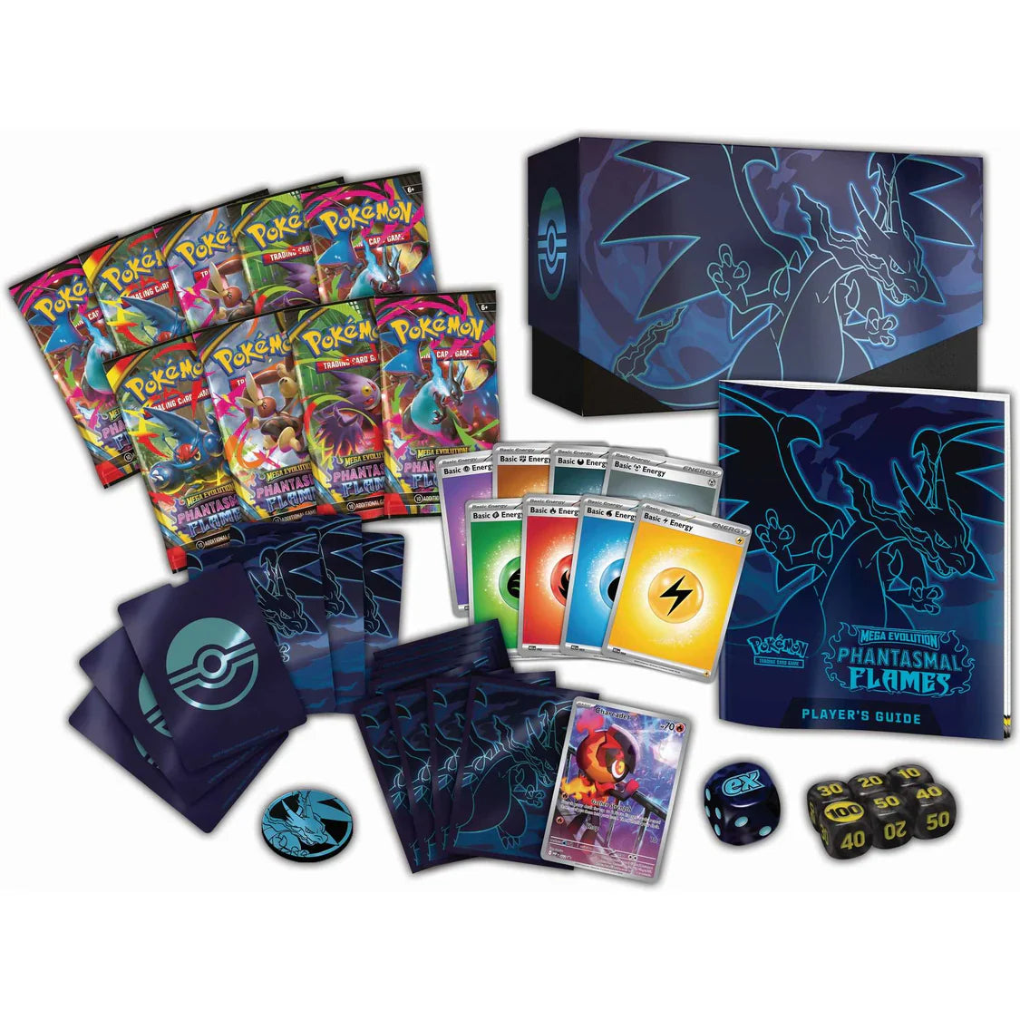 Pokemon TCG: Mega Evolution Phantasmal Flames - Elite Trainer Box