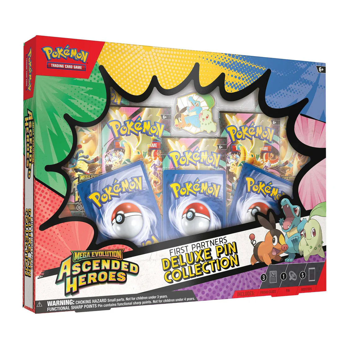 Pokémon TCG: Mega Evolution Ascended Heroes - First Partners Deluxe Pin