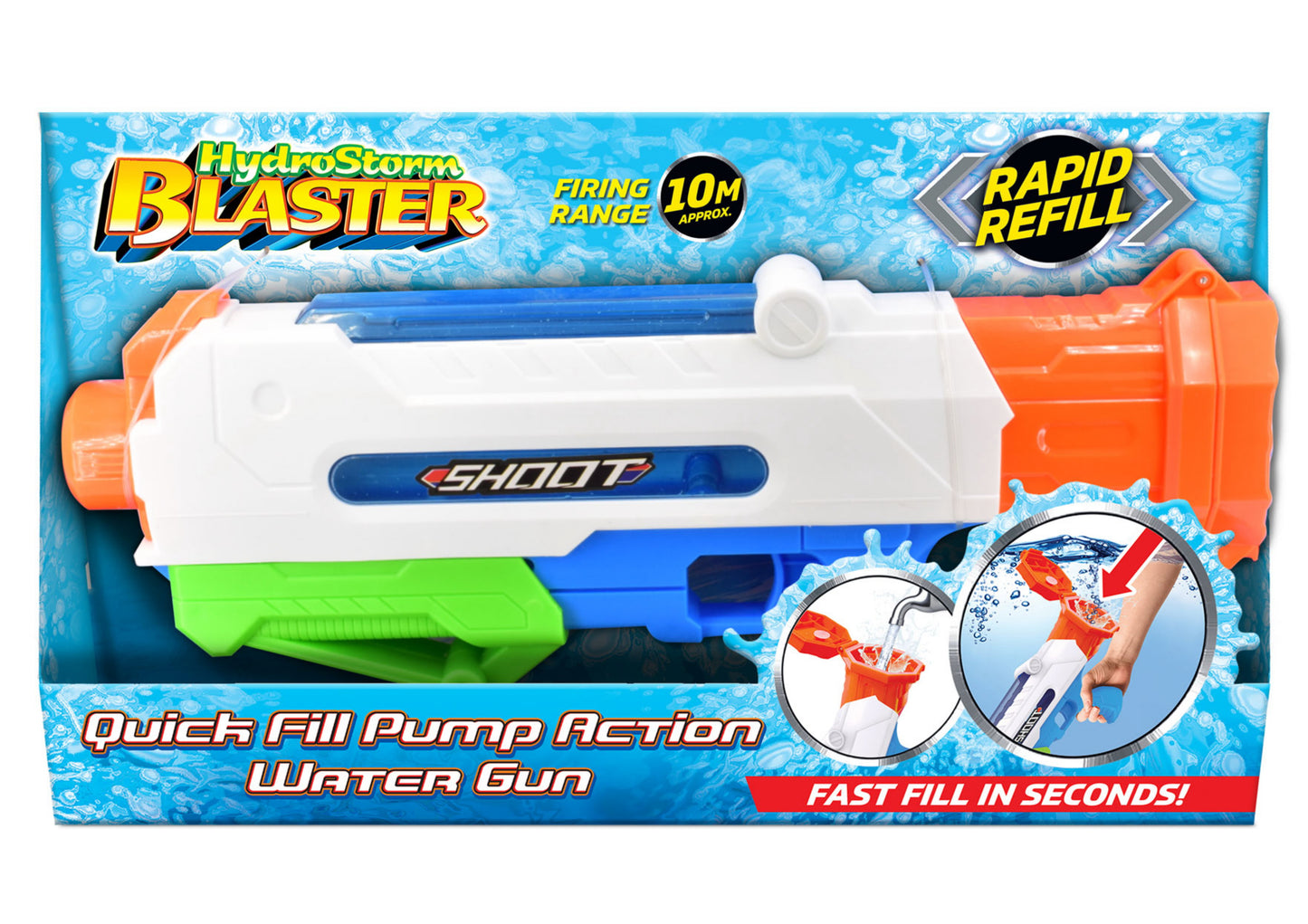 Quick Fill Pump Action Water Gun