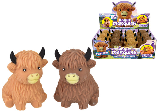 Squeezy Sitting Highland Cow