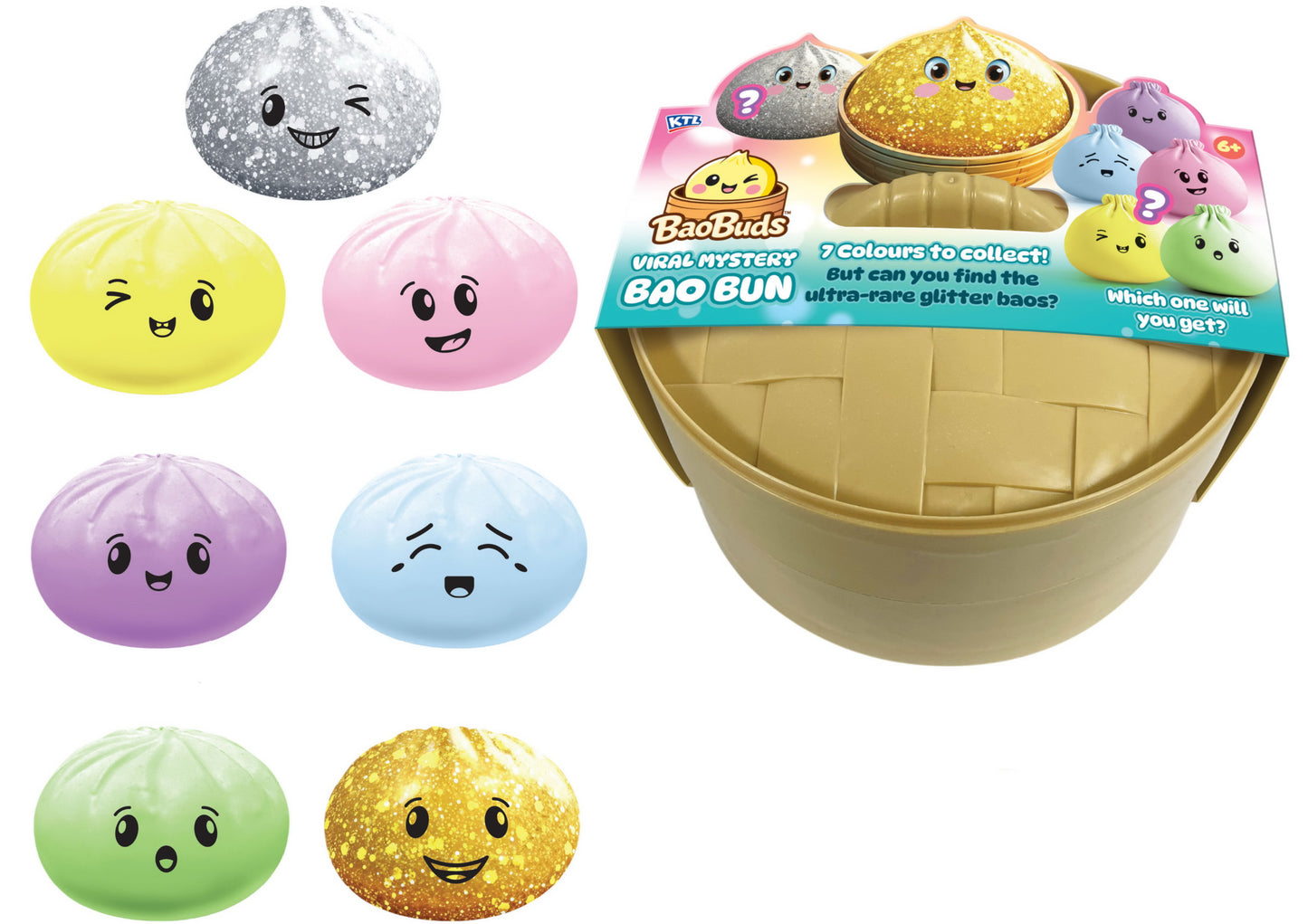 Large squishy bao buns 400g