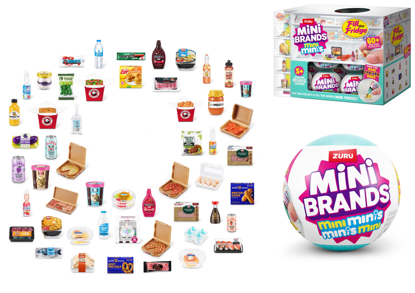 Mini brands Fill the fridge capsules
