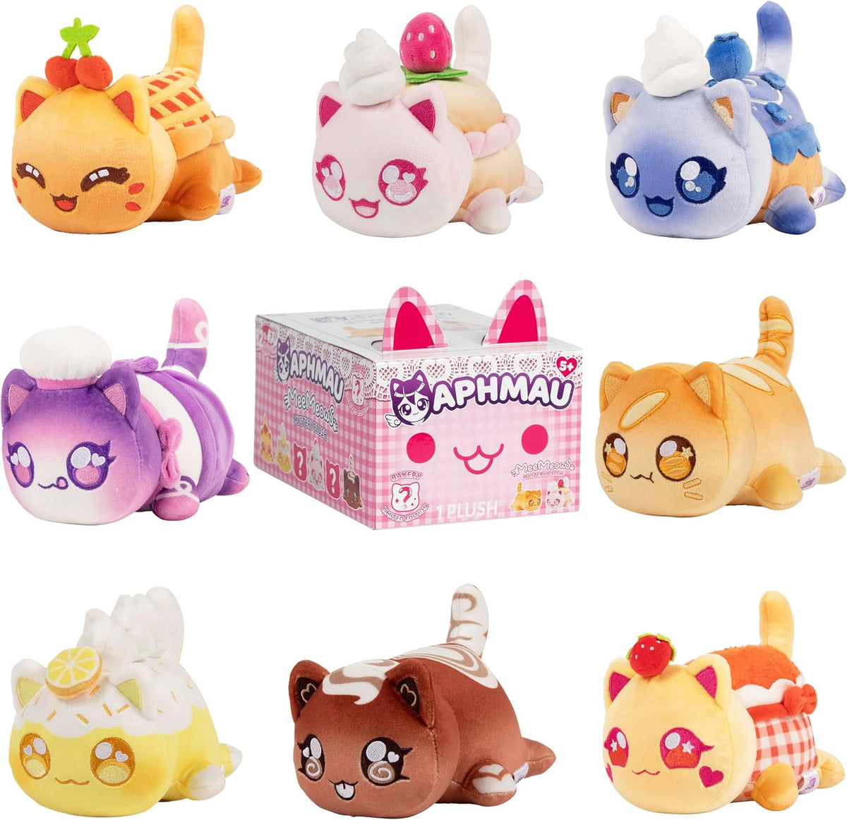 Aphmau MeeMeows Mystery Plush – Series 10 Bakery Collection, 6" Soft Collectible Blind Pack