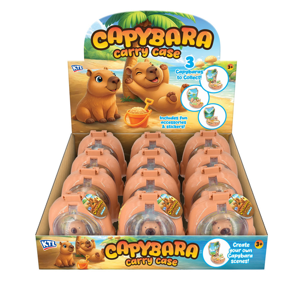 Capybara Carry Case Backpack Playset