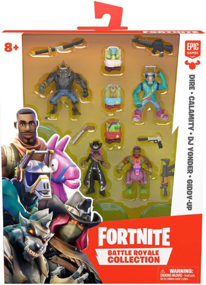 Fortnite Battle Royale Collection Squad Pack: Dire, Calamity, DJ Yonder & Giddy-Up