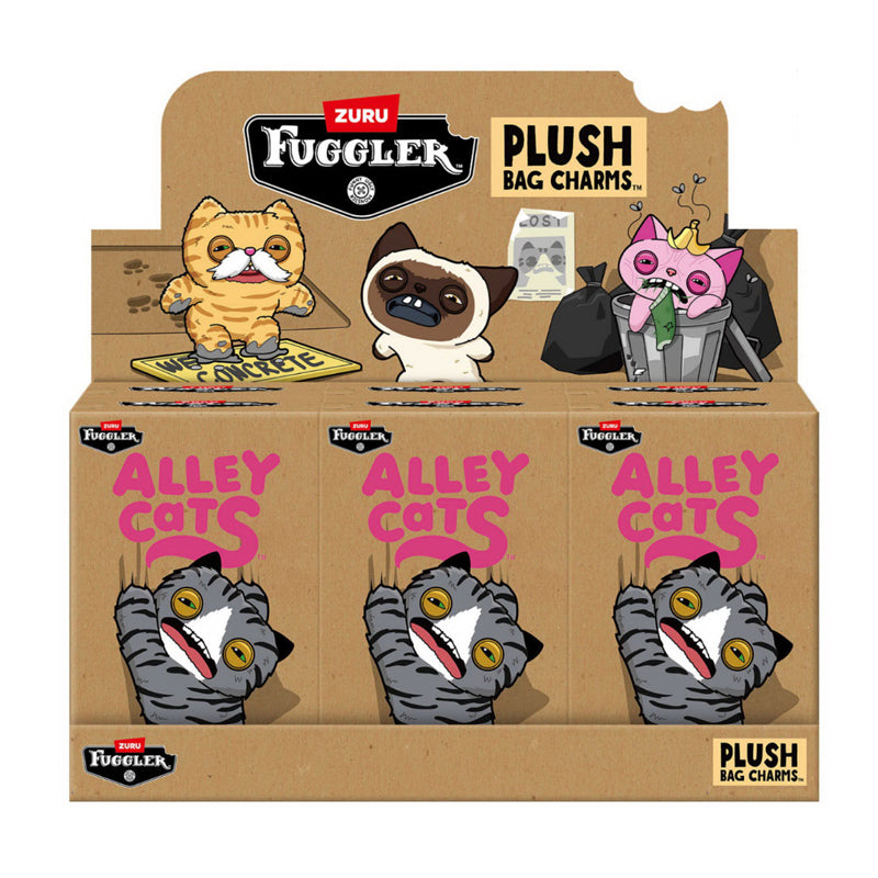 Fuggler Alley Cats Plush Bag Charm, Series 1