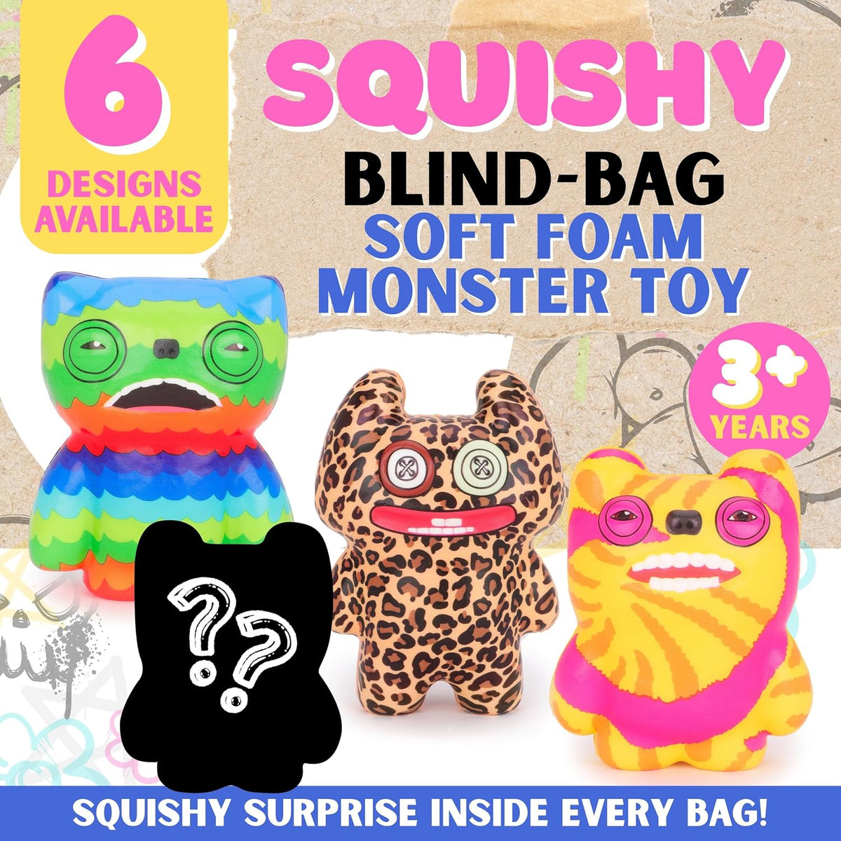 Fuggler Stress Relief Squad Squishy Blind Bag