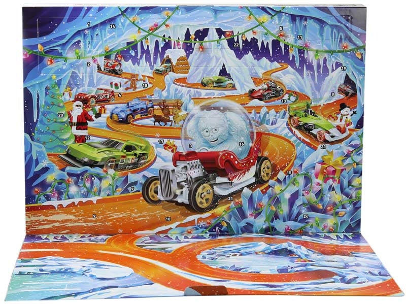 Hot Wheels 2026 Advent Calendar: 24 Days of Die-Cast Cars & Festive Accessories