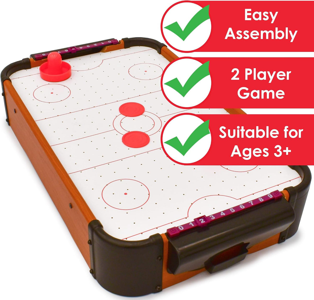 M.Y 55 x 31cm Table Top Air Hockey