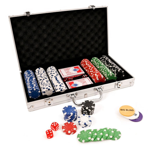 M.Y Texas Hold'em Poker Set | Cards, Chips, Aluminium Case