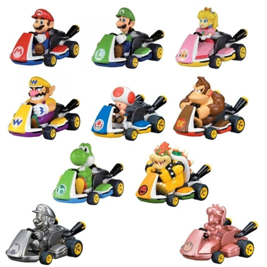 Super Mario Kart Pull Backs Random