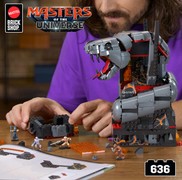 Mattel Brick Shop Masters of the Universe Clash at Snake Mountain
