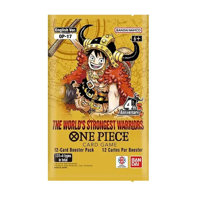 One Piece Card Game OP-17: The World's Strongest Warriors Booster Pack