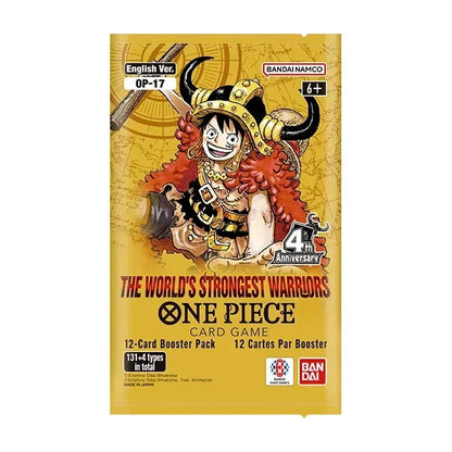 One Piece Card Game OP-17: The World's Strongest Warriors Booster Pack