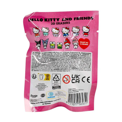 STL Sanrio Hello Kitty & Friends 1 Collectible 3D Erasers Mystery Bag
