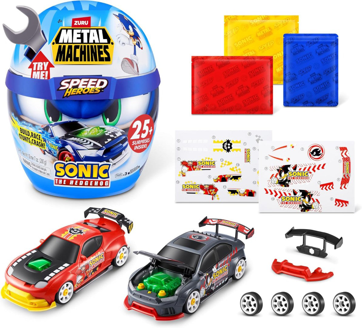 Metal Machines Sonic the Hedgehog Speed Heroes by ZURU