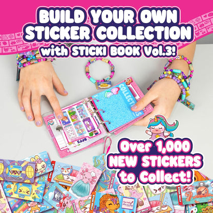 Sticki Rolls Sticki Book S3, Wearable Shareable Sticker Bracelets