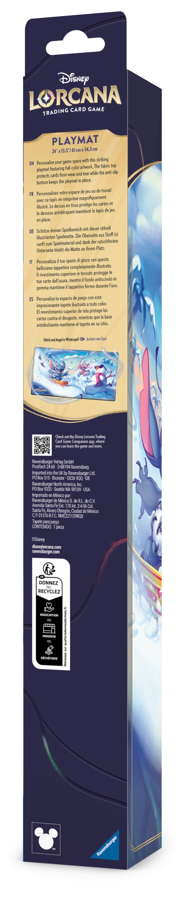 Disney Lorcana TCG: Stitch and Angel Playmat (Set 14)