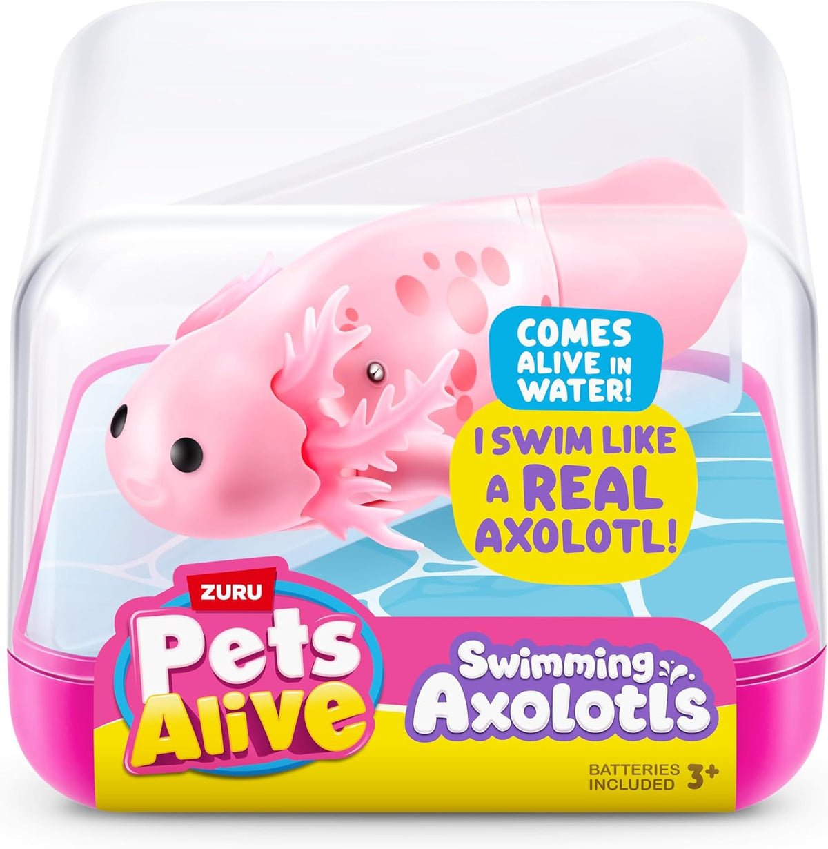 Zuru Pets Alive Swimming Axolotl Series -1