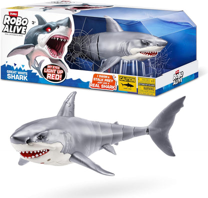 Robo Alive Great White Shark Series 1 by ZURU